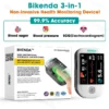 Bikenda™ 3-in-1 Advanced Health Monitor – Blood Glucose, Blood Pressure & ECG with 99.9% Accuracy