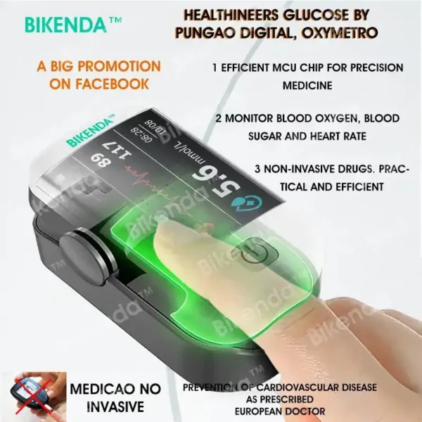 Bikenda™ Advanced Non-Invasive Laser Glucose Meter