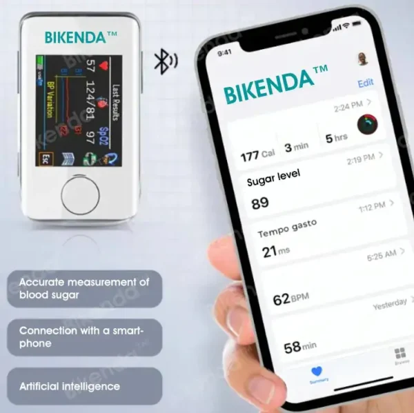 Bikenda™ Precision Glucose Monitoring Premium Non-invasive Medical Device