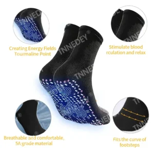 EMOBARRY® VitaluxeTourmaline Magnetic Compression Therapy Socks