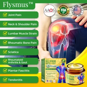 Flysmus™ Bee Venom BPC-157 5mins Pain Relief Bone Healing Cream