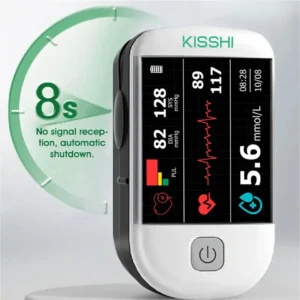 KISSHI™ Premium Next- Generation 3-in-1 Non- Invasive Laser Glucose Meter