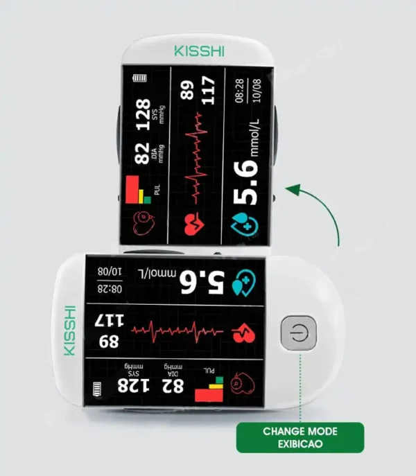 KISSHI™ Premium Next- Generation 3-in-1 Non- Invasive Laser Glucose Meter