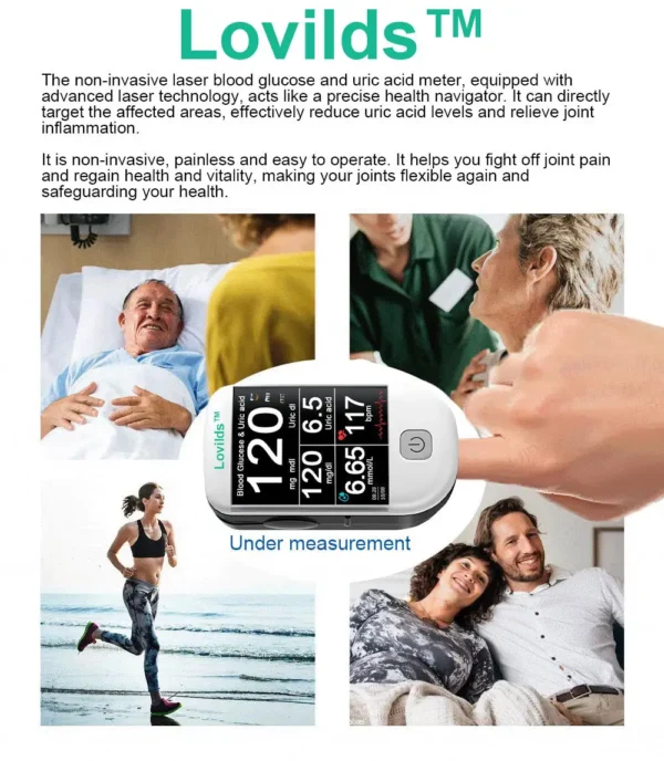 LOVILDS™ Next-Generation Intelligent Multifunctional Non-Invasive Laser Blood Glucose Meter