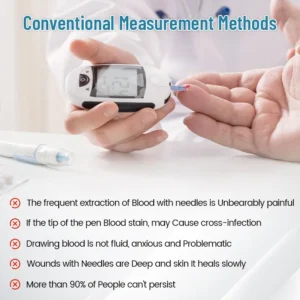 Ceoerty™ GlucoSense Non-Invasive Laser Blood Glucose Meter