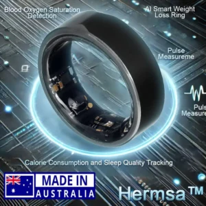 HERMSA™ AI Chip Smart Weight Loss Ring with SOS for Emergencies