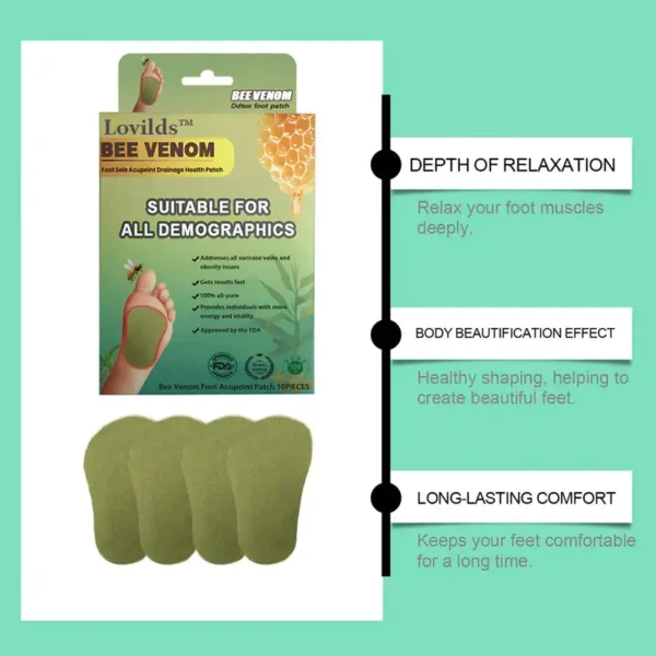 Lovilds™ LymphTox Bee Detox Foot Patches