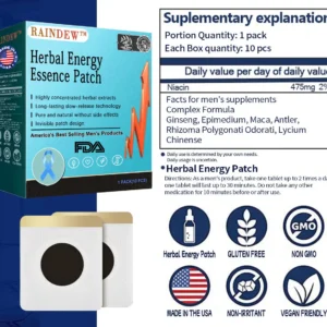 Raindew™ PDE5 Men's Herbal Energy Patch